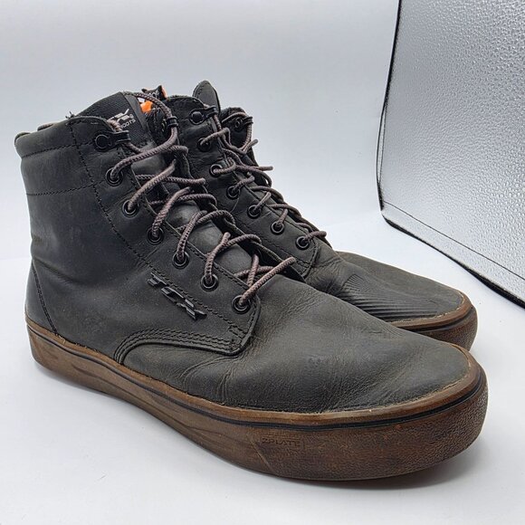 TCX Dartwood Mens Size 9 Black Motorcycle Boots Riding Biker Casual Walking - Picture 1 of 14